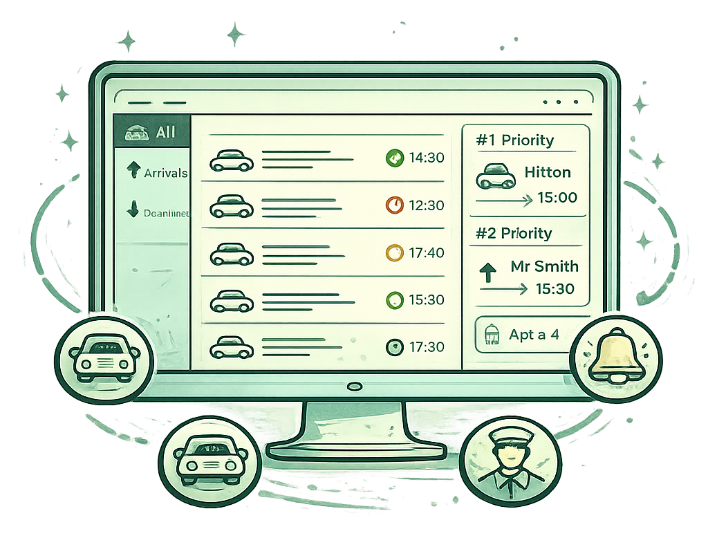 hotel transfer management application